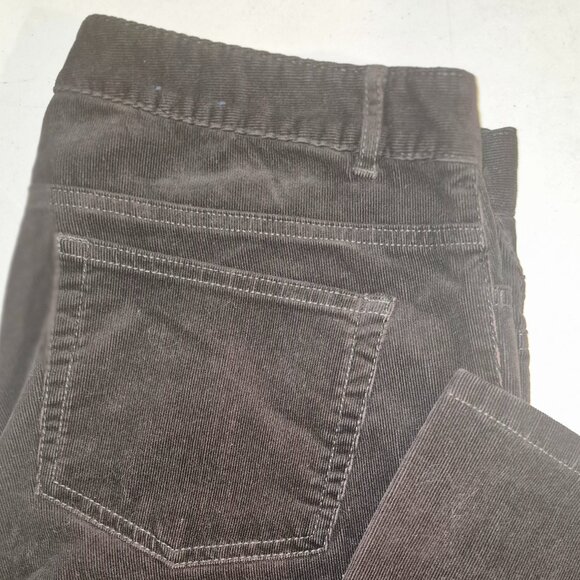 Chaps Denim Petite Corduroy Pants, Dark Brown in size 12P - Picture 8 of 12